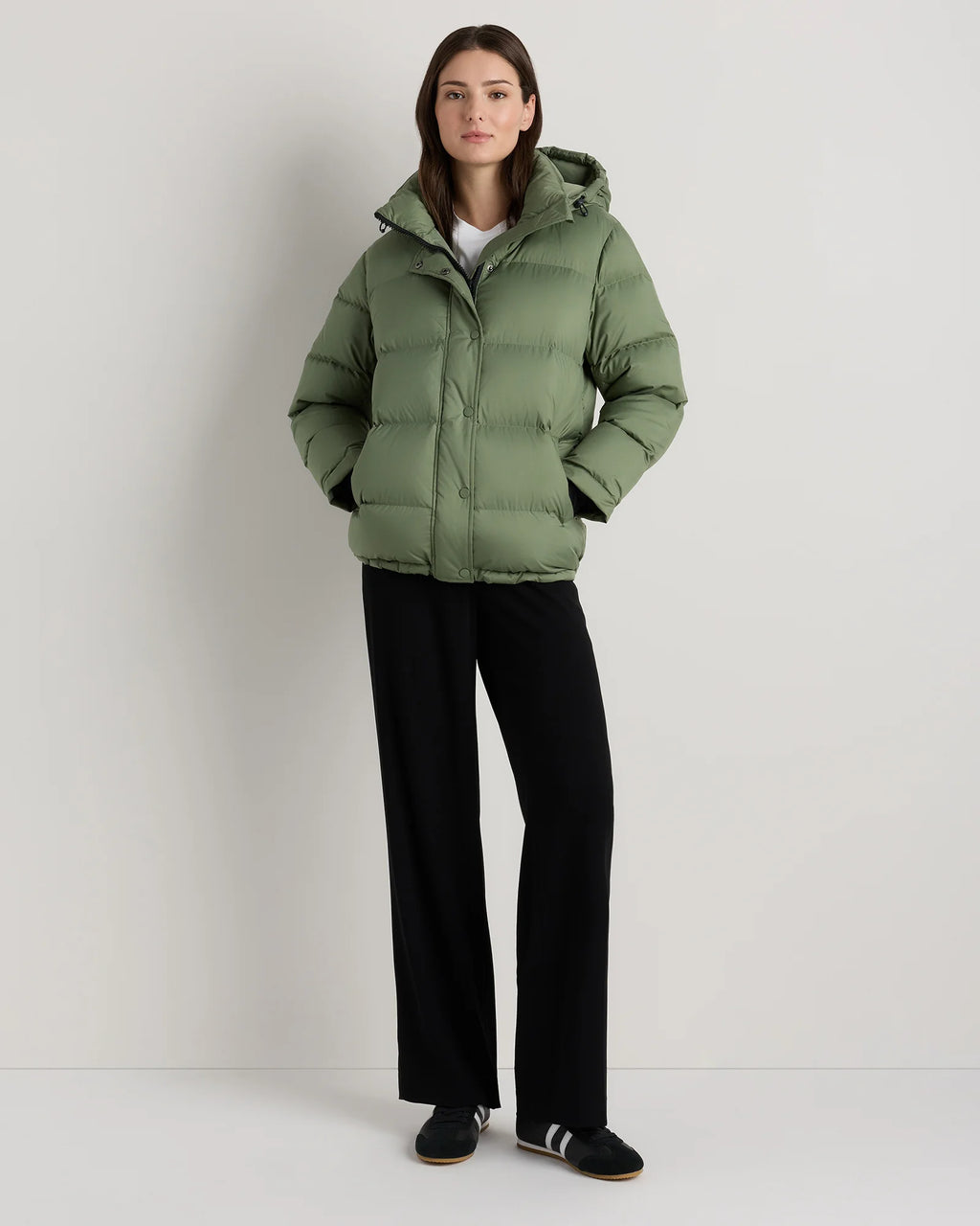 Responsible Down Puffer Jacket - XS / Sea Spray Green