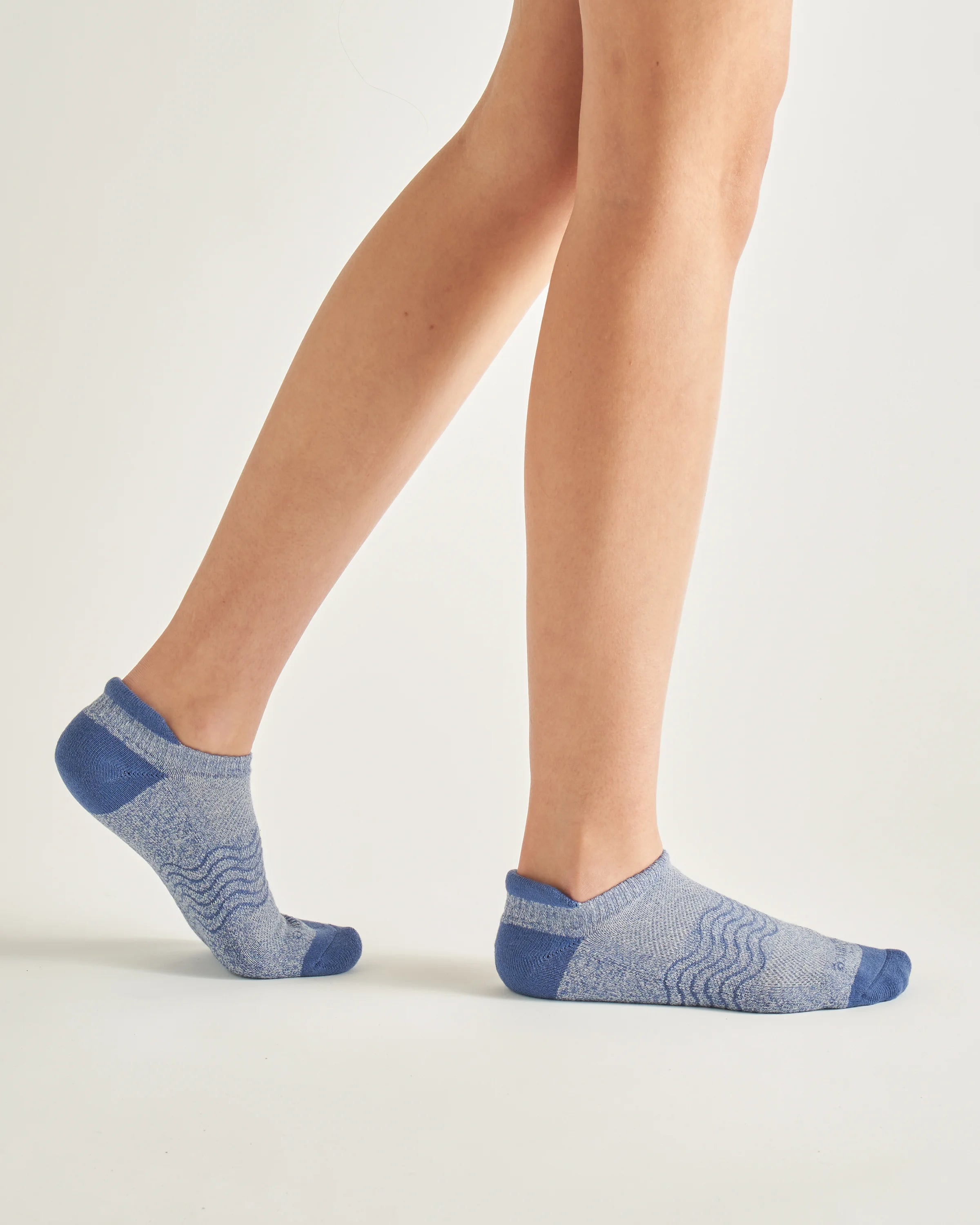 Everyday Cotton Colorblock Marl Ankle Socks (4-pack) - S / Pink/Blue/Purple Mix Secondary image