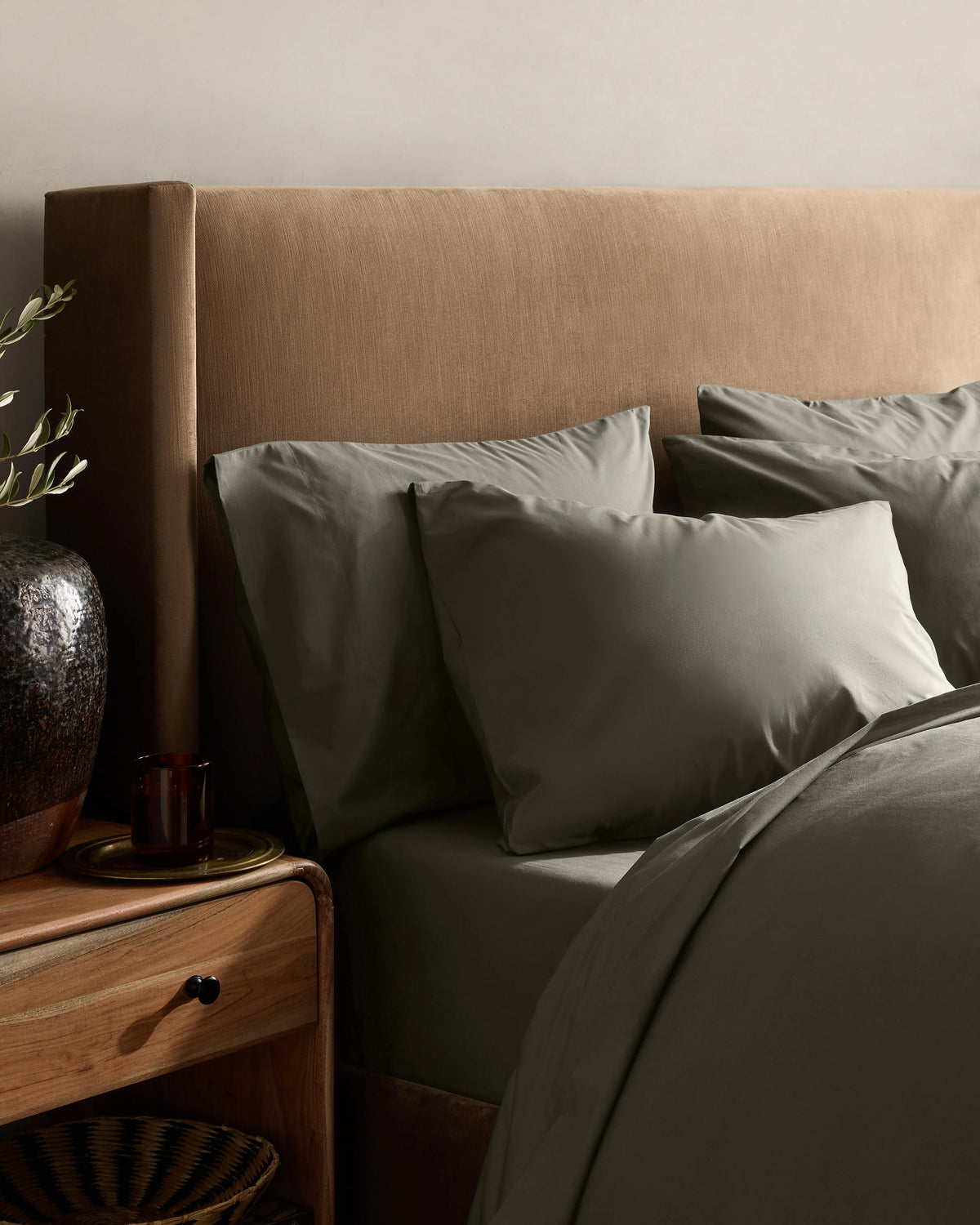 Organic Crisp Percale Sham Set - Standard / White