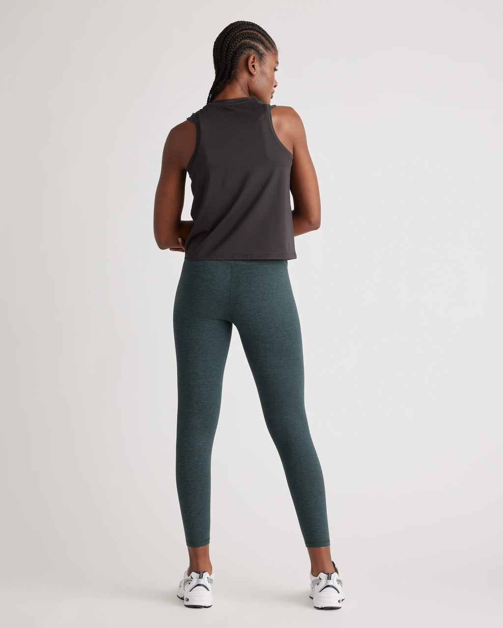 Flowknit Breeze High-Neck Tank - XS / Heather Deep Navy