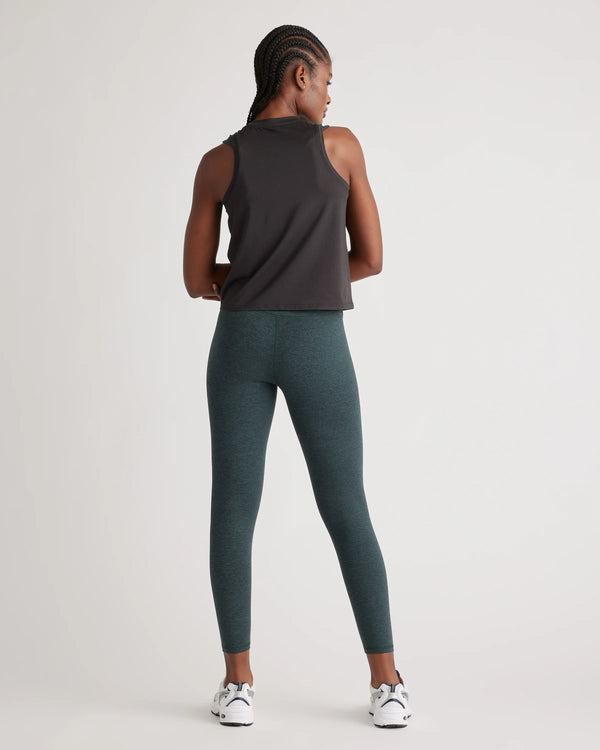 Flowknit Breeze High-Neck Tank - XS / Heather Deep Navy