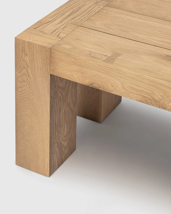 Reclaimed Oak Parsons Dining Bench - One Size / Weathered Oak