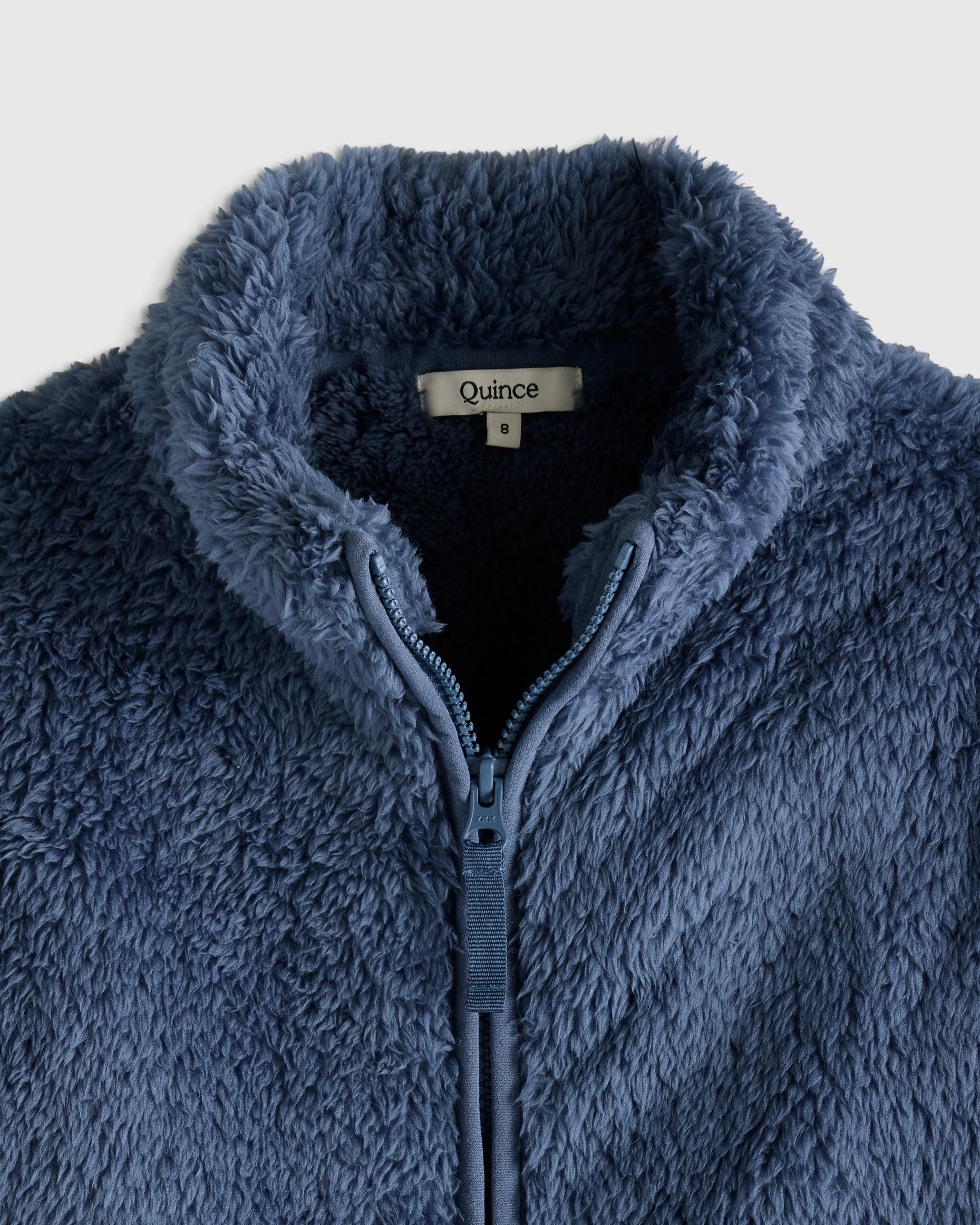 Recycled Sherpa Fleece Jacket - 6 / Vintage Blue Secondary image