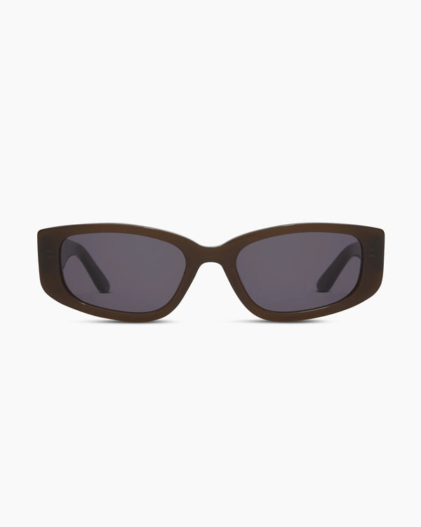 Granada Polarized Acetate Sunglasses - One Size / Cream with Grey lens
