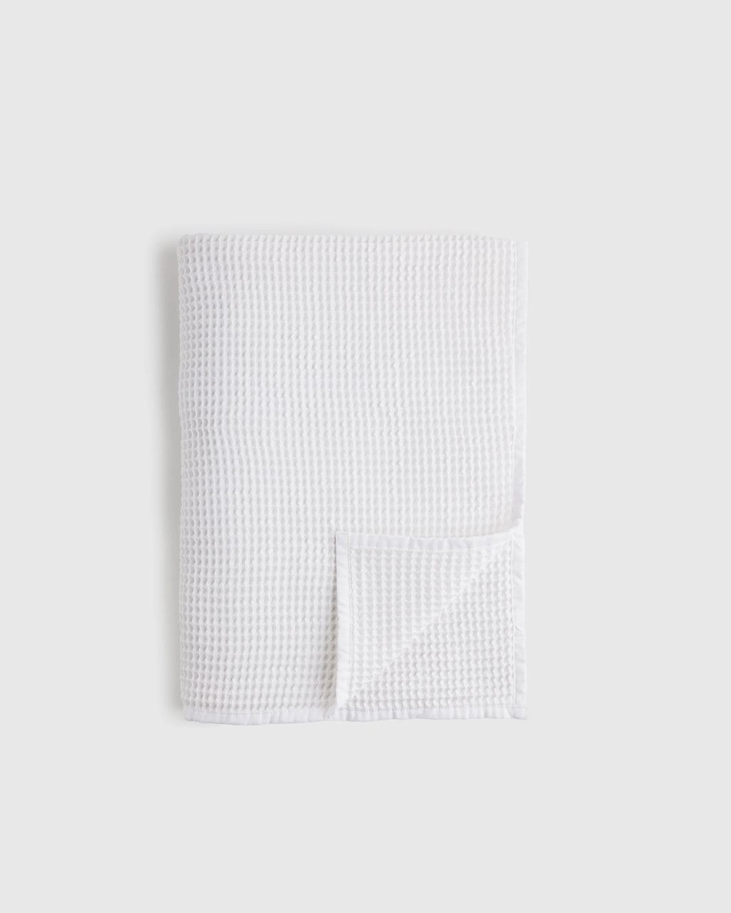 Organic Waffle Throw - 50x70 / Dried Sage