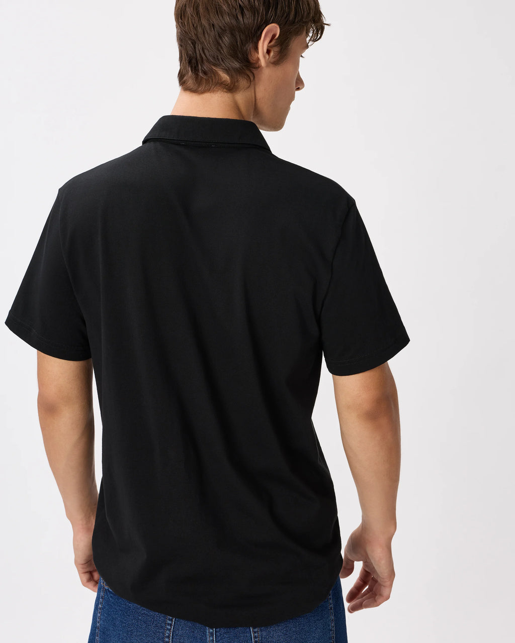 Japanese Lotus Polo - S / Black