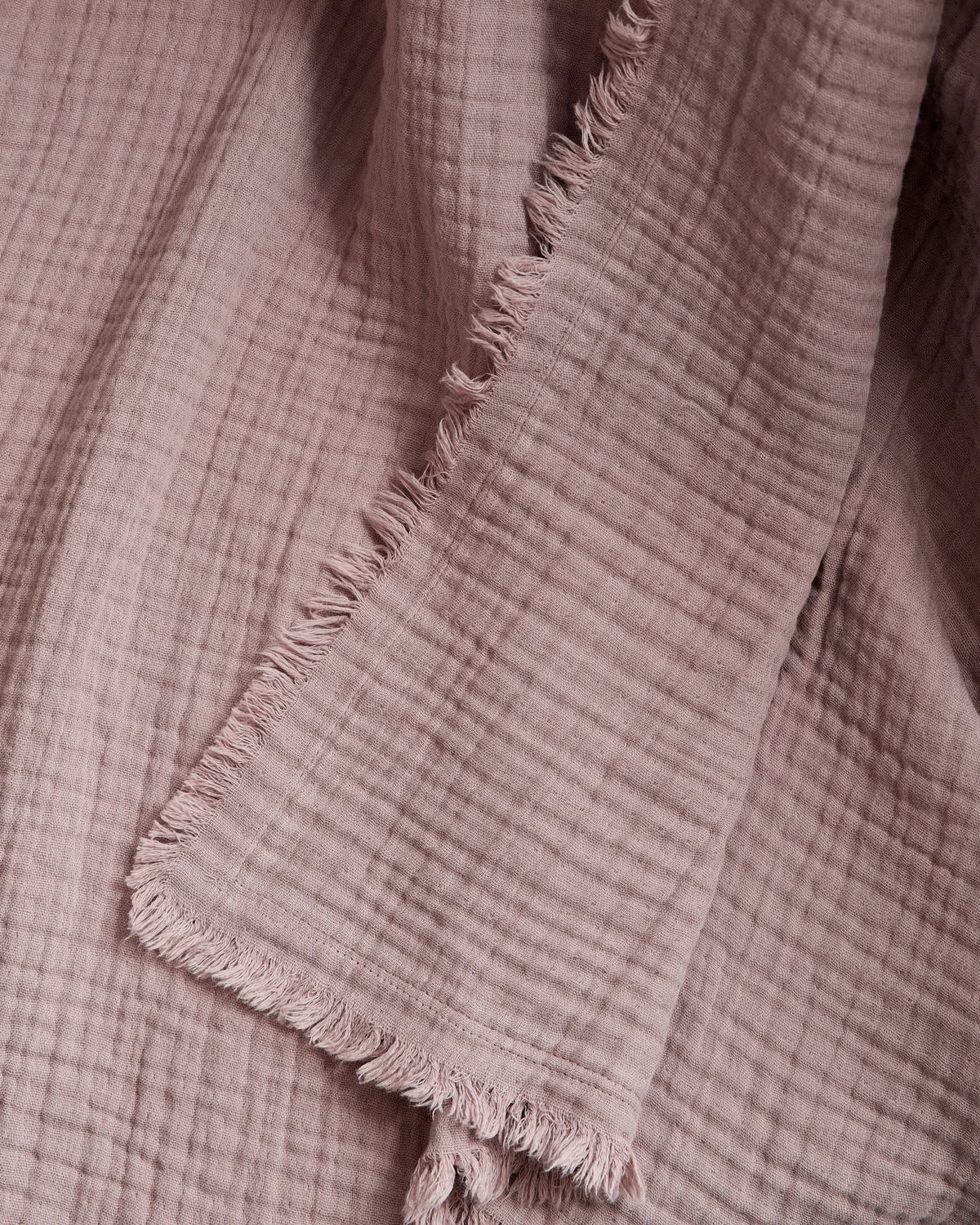 Organic Cotton Gauze Throw - One Size / Fig
