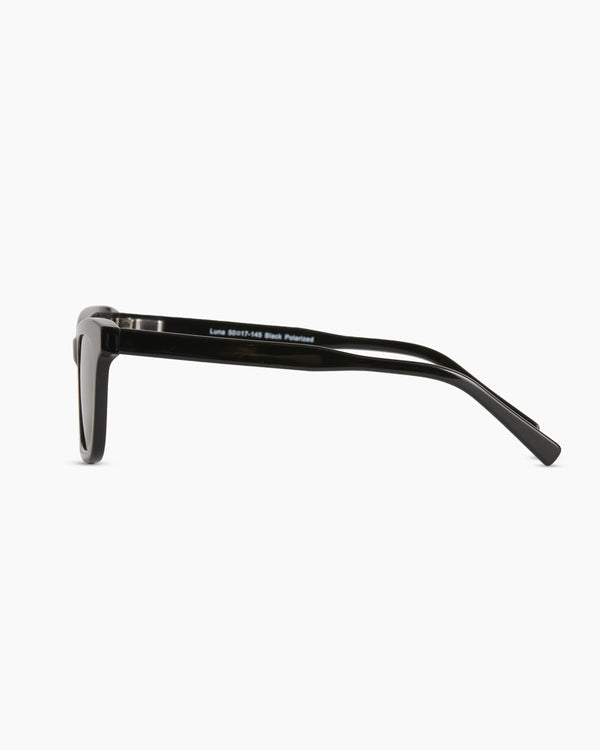 Luna Polarized Acetate Sunglasses - Narrow / Tan Tortoise with Brown Lens