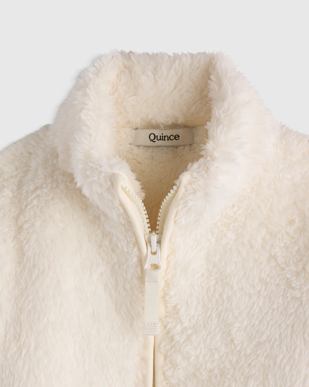Recycled Sherpa Fleece Jacket - 2T / Ivory
