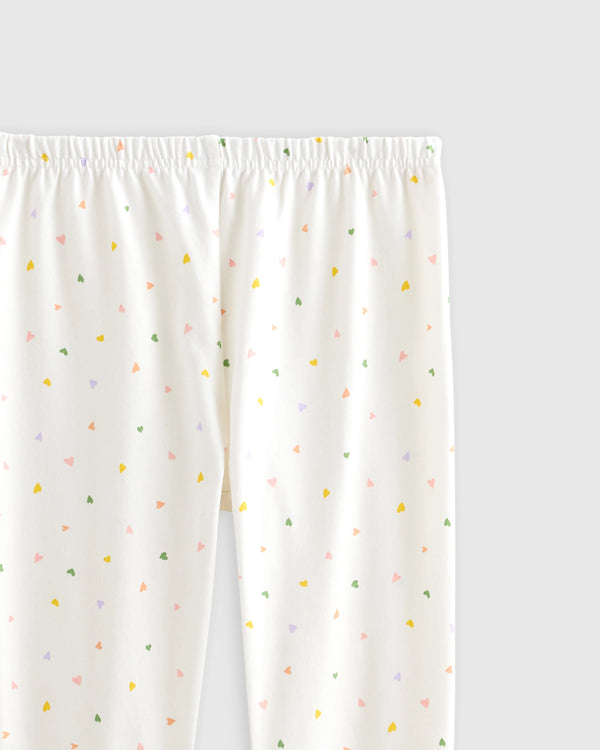 Organic Cotton Leggings - 6 / Red