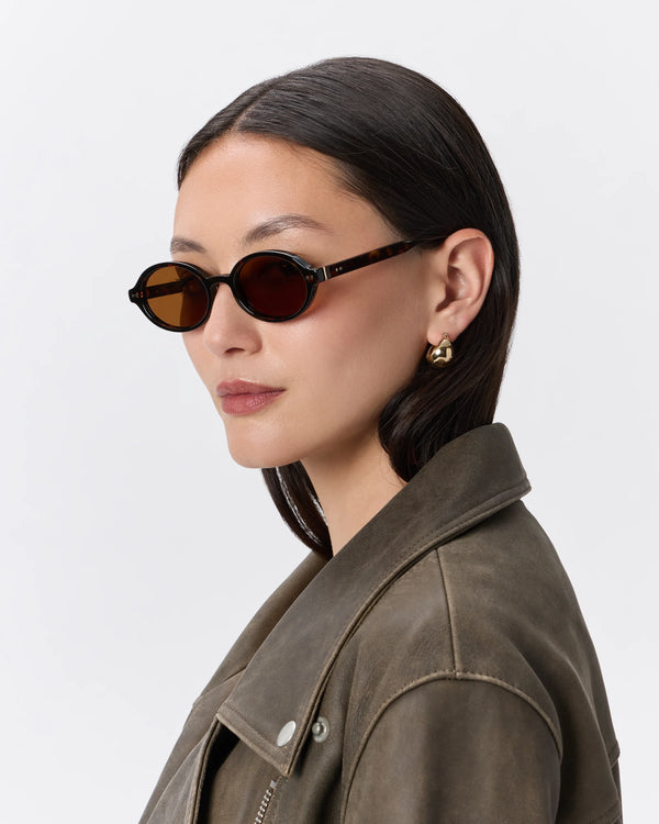 Mallorca Polarized Acetate Sunglasses - One Size / Black with Grey lens
