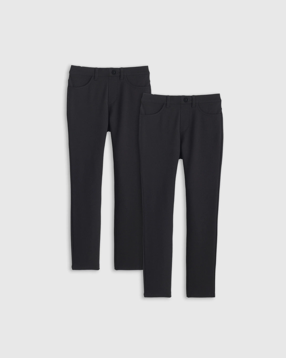 Ultra-Stretch Ponte Skinny Pants 2-Pack - 2T / Black Main image