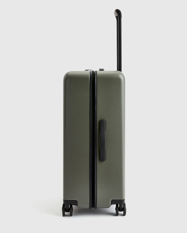 Small Carry-On & Large Check-In Suitcase Set - One Size / Olive