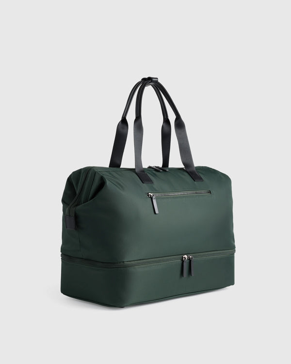 Voyage Nylon Dual Compartment Weekender - One Size / Black