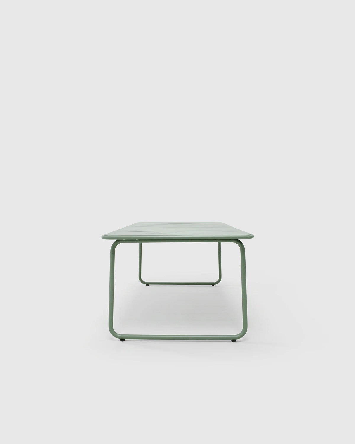 Powder-Coated Aluminum Outdoor Dining Set - One Size / Sage Green