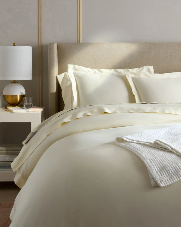 Signature Giza Cotton Sateen Euro Sham - Euro / Mineral