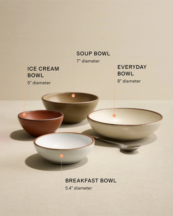 Soup Bowl (Set of 4) by East Fork - One Size / Heron