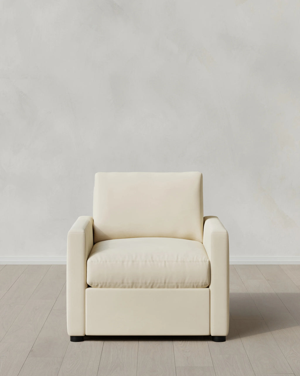 Brennan Accent Chair in Performance Velvet - One Size / Pine