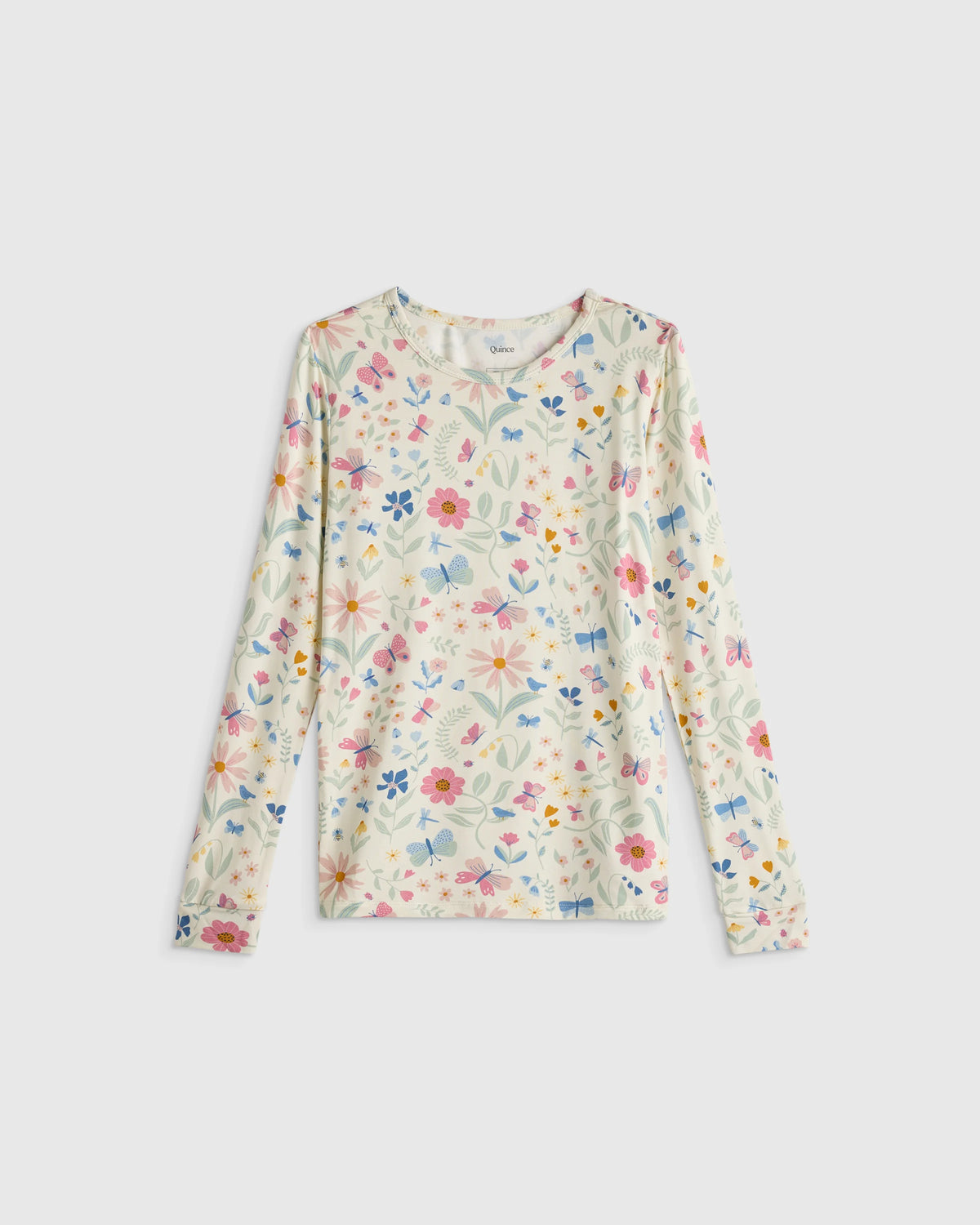 Bamboo Long Sleeve and Pant Pajama Set - 2T / Wildflower Dreams