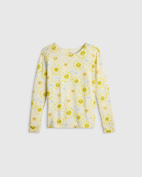 Bamboo Long Sleeve and Pant Pajama Set - 2T / Wildflower Dreams