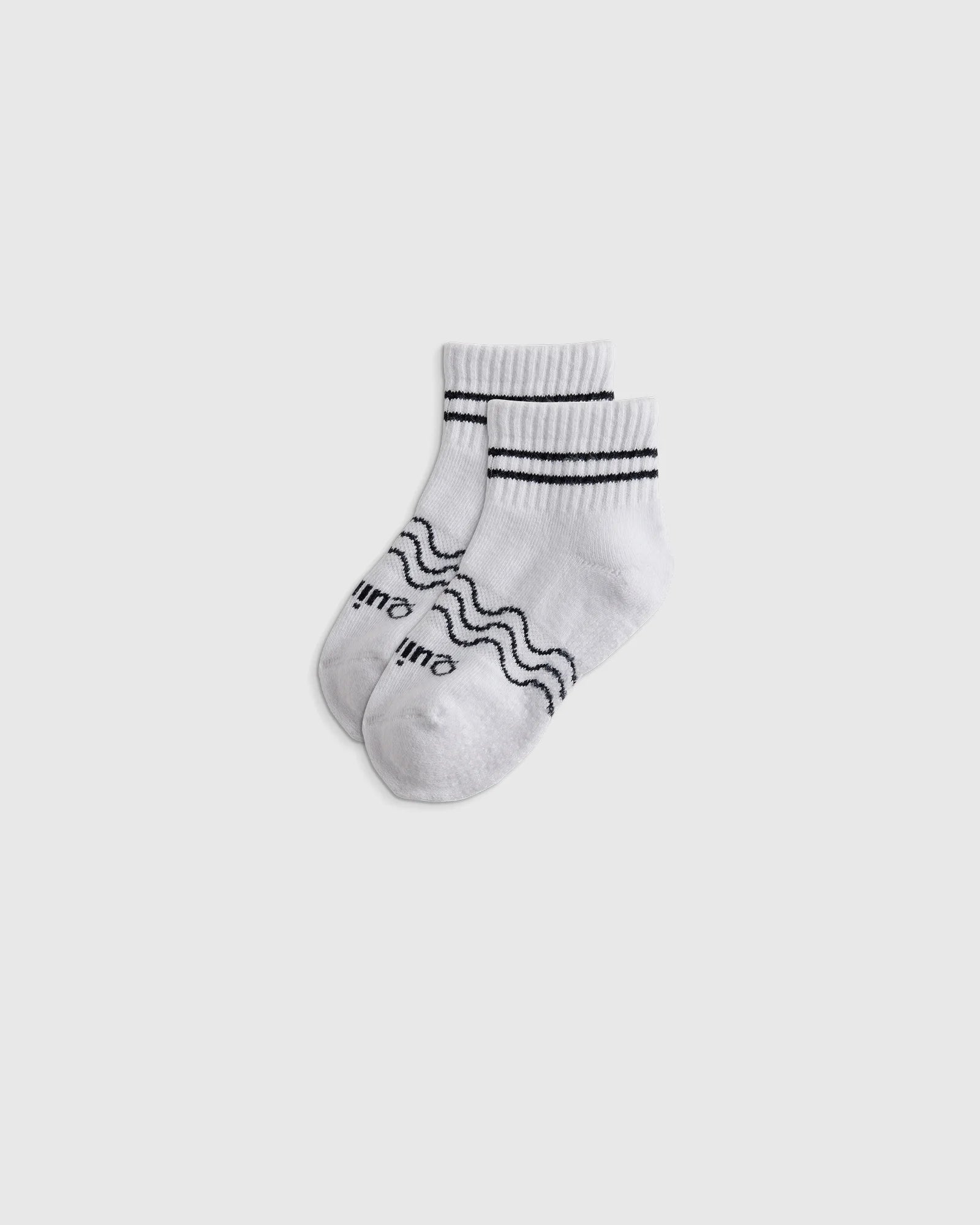 Organic Cotton Quarter Crew Socks 8-Pack - 12M-24M / White/Grey Multi Secondary image