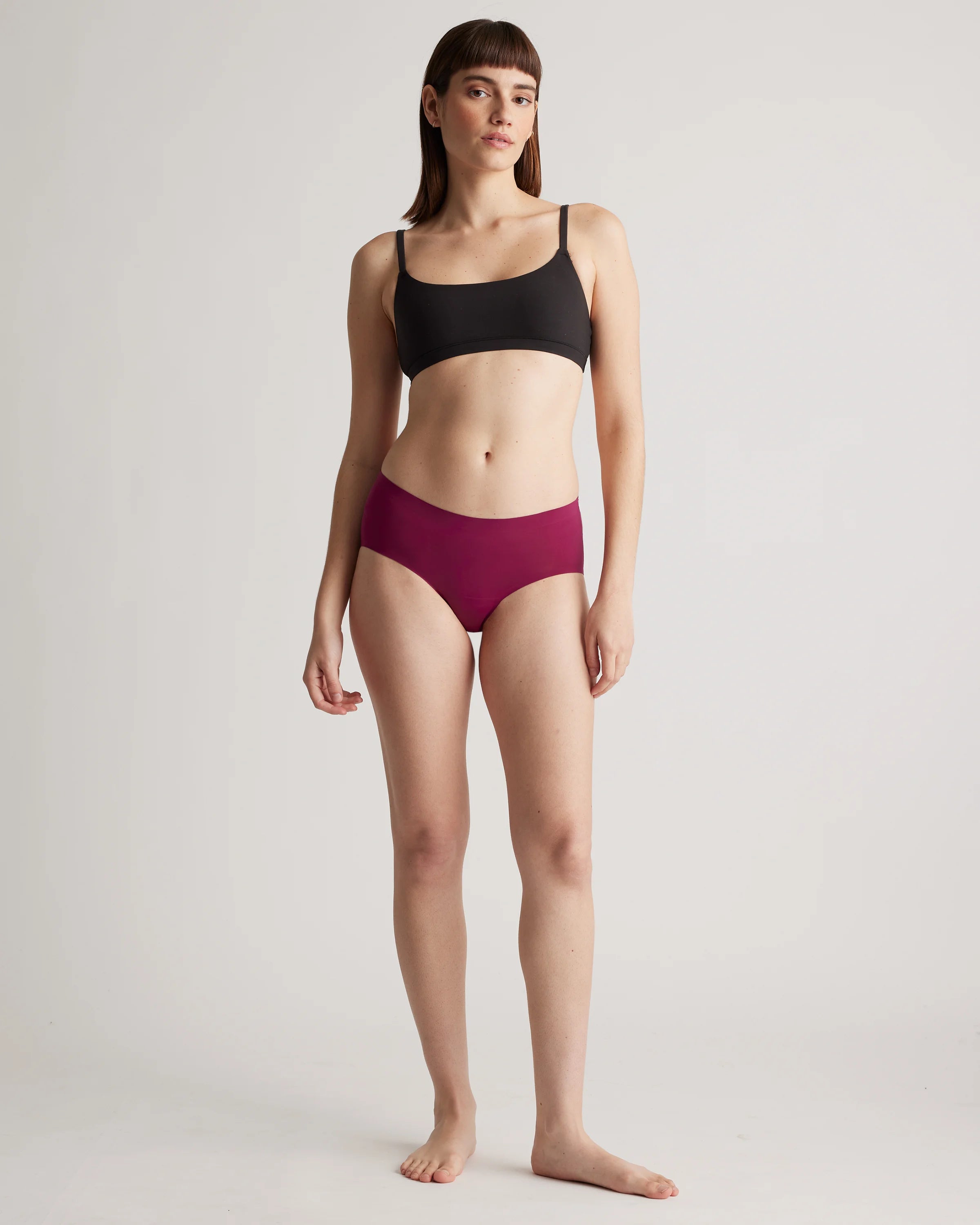 Invisible Bonded Brief (6-Pack) - XS / Plum Secondary image