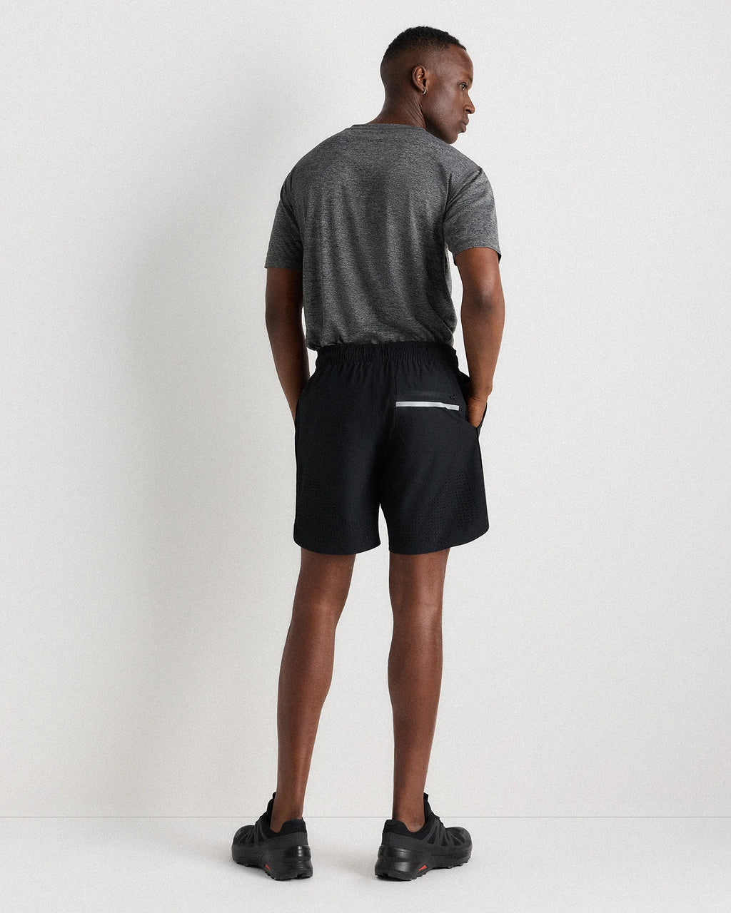 Sweat Tech Training Lined Shorts - 7" - S / Black