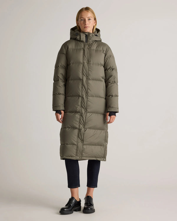 Responsible Down Long Puffer Jacket - XS / Black