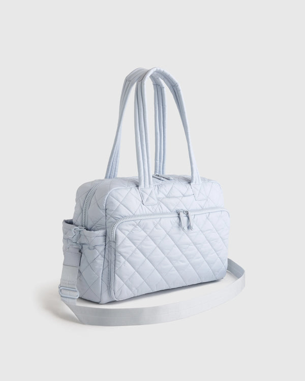Transit Quilted Duffle Bag - One Size / Taupe Brown