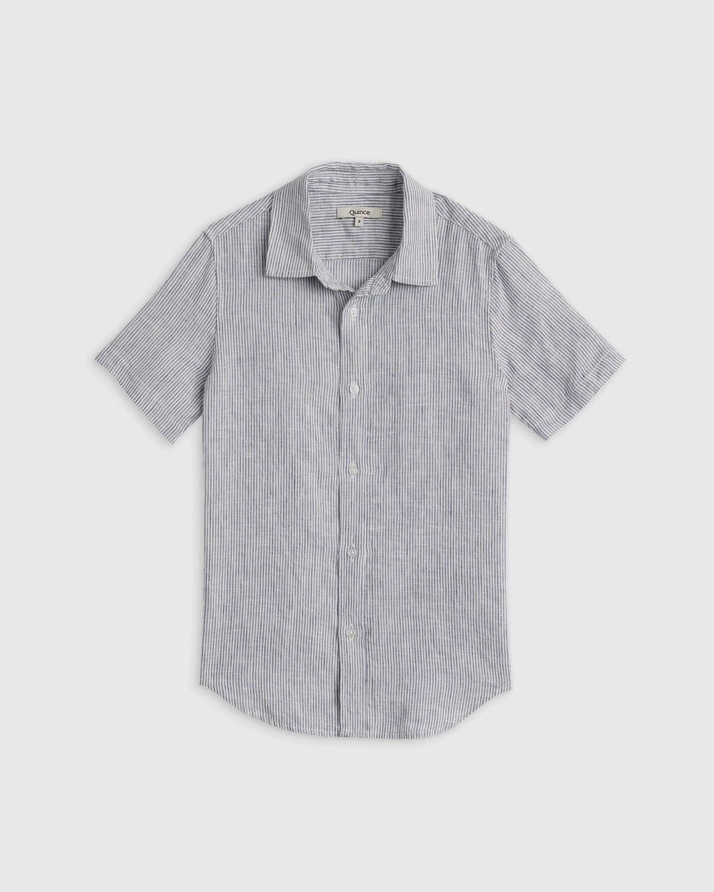 100% European Linen Short Sleeve Shirt - 6 / Flax
