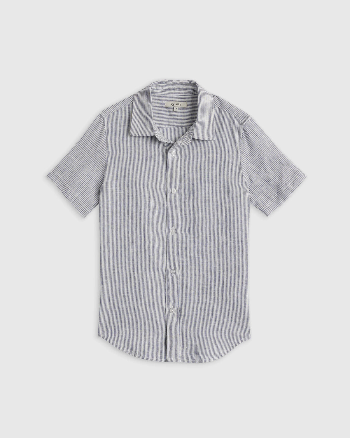 100% European Linen Short Sleeve Shirt - 6 / Flax