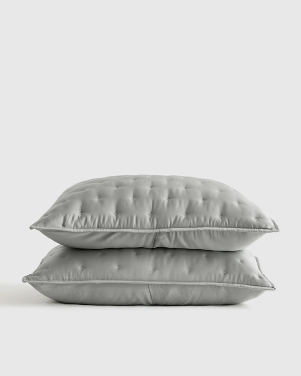 Bamboo Dream Quilted Sham Set - Standard / Sage