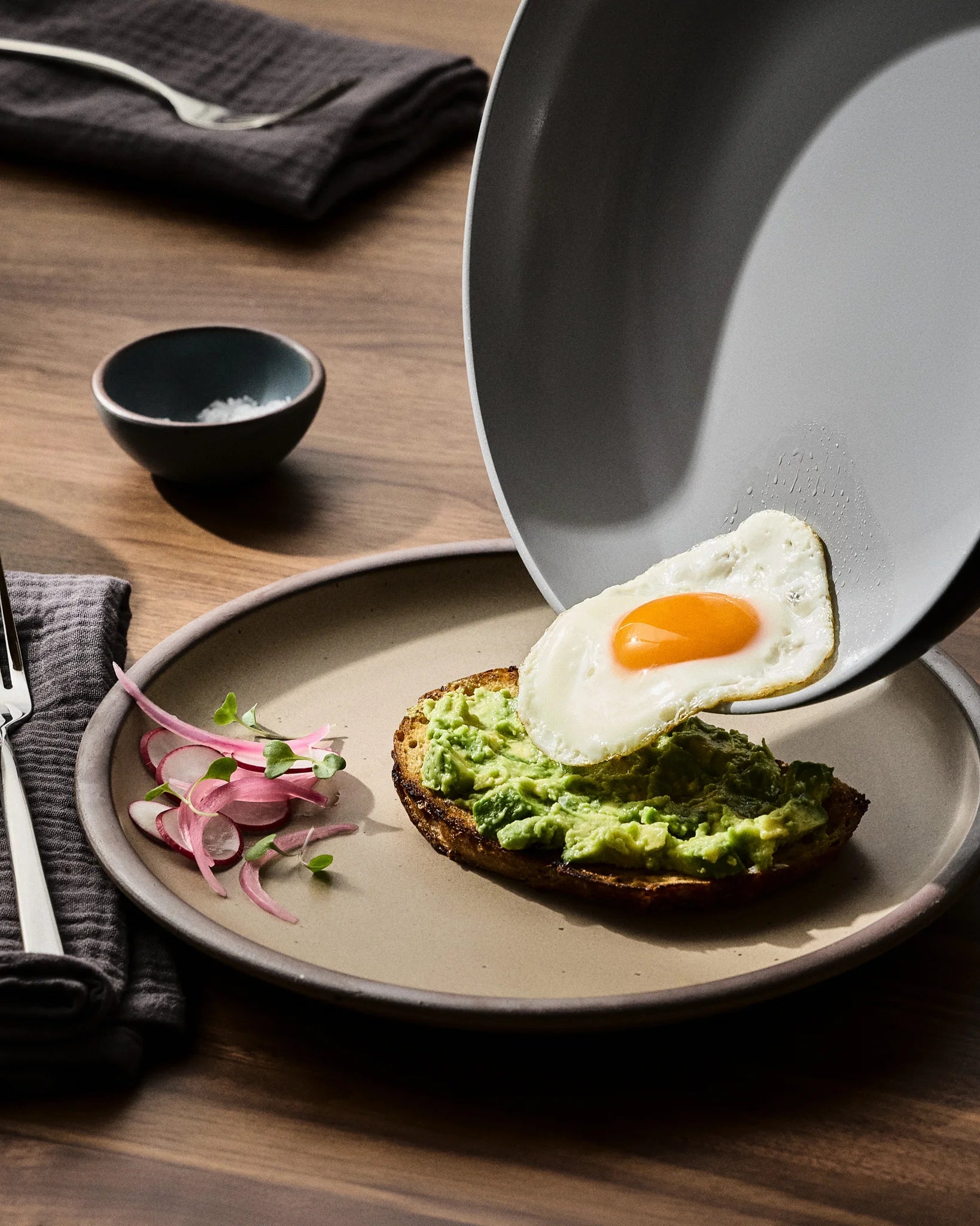 Ceramic Nonstick Frying Pan Set - One Size / Navy Secondary image