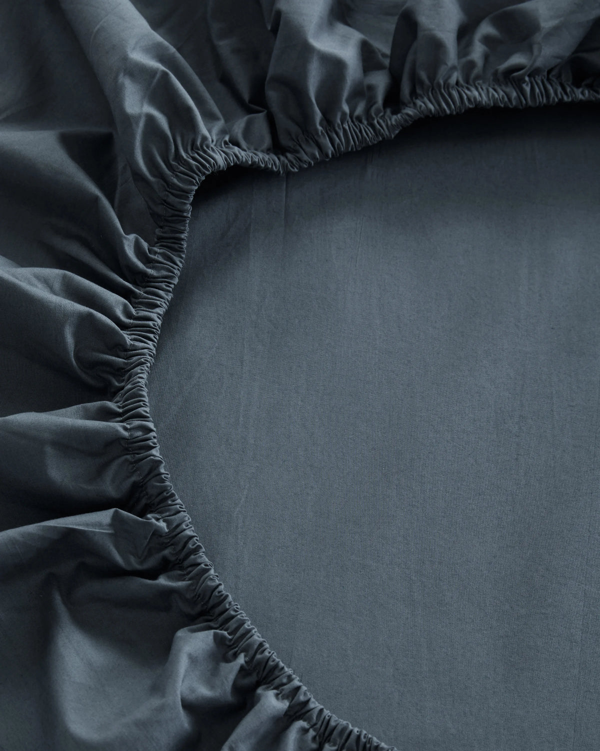 Organic Crisp Percale Fitted Sheet Set - Twin / Espresso