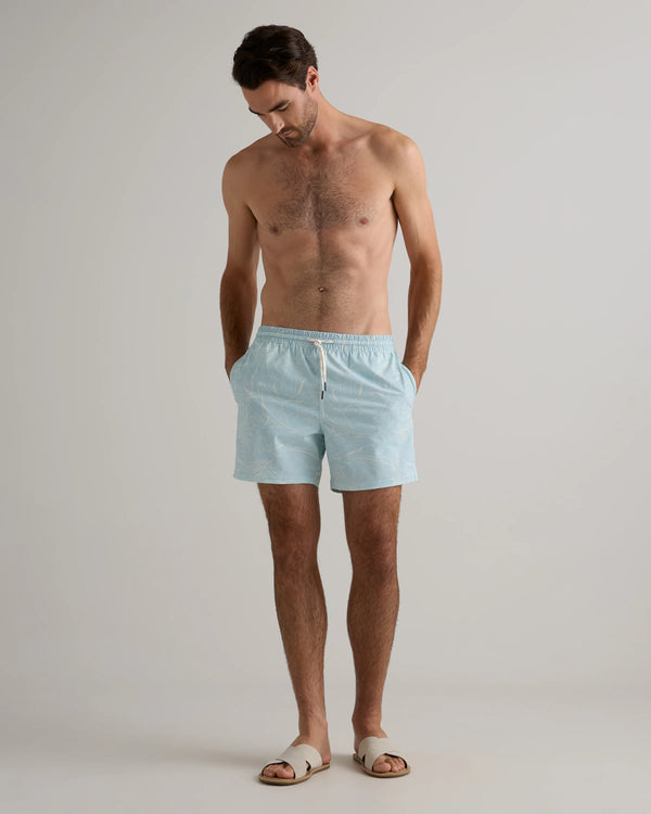 Italian Swim Trunks - 5.5" - XS / Navy Diamond Geo