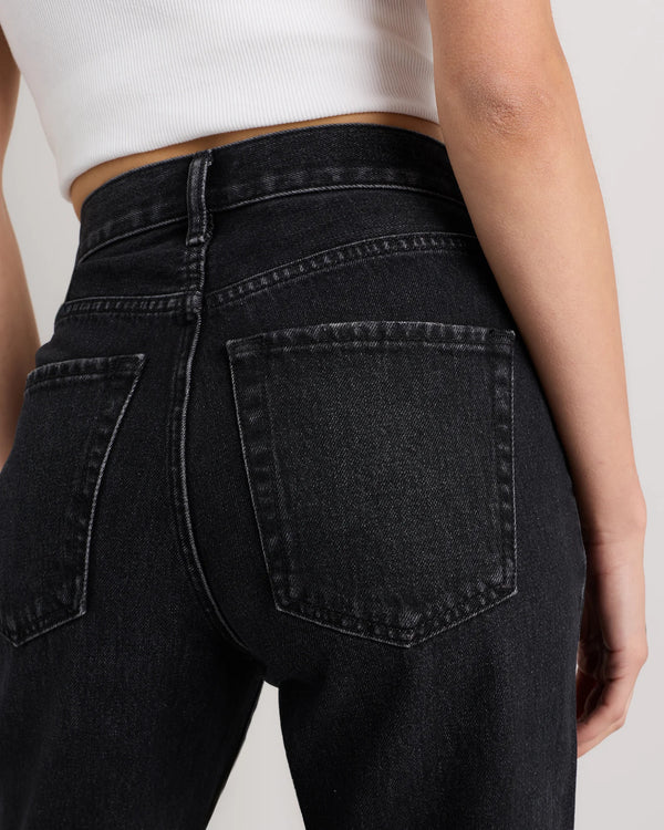 Bella Rigid Straight Jeans - 24 / Powder Blue Raw Hem