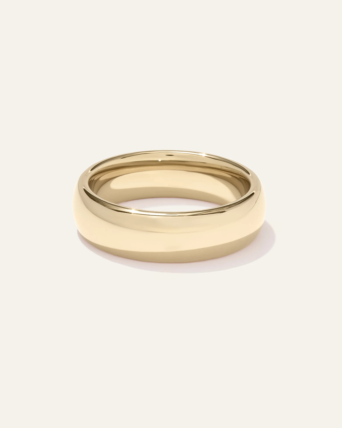 Tungsten Carbide Rounded Band - 7 / 24K Gold Plated Main image