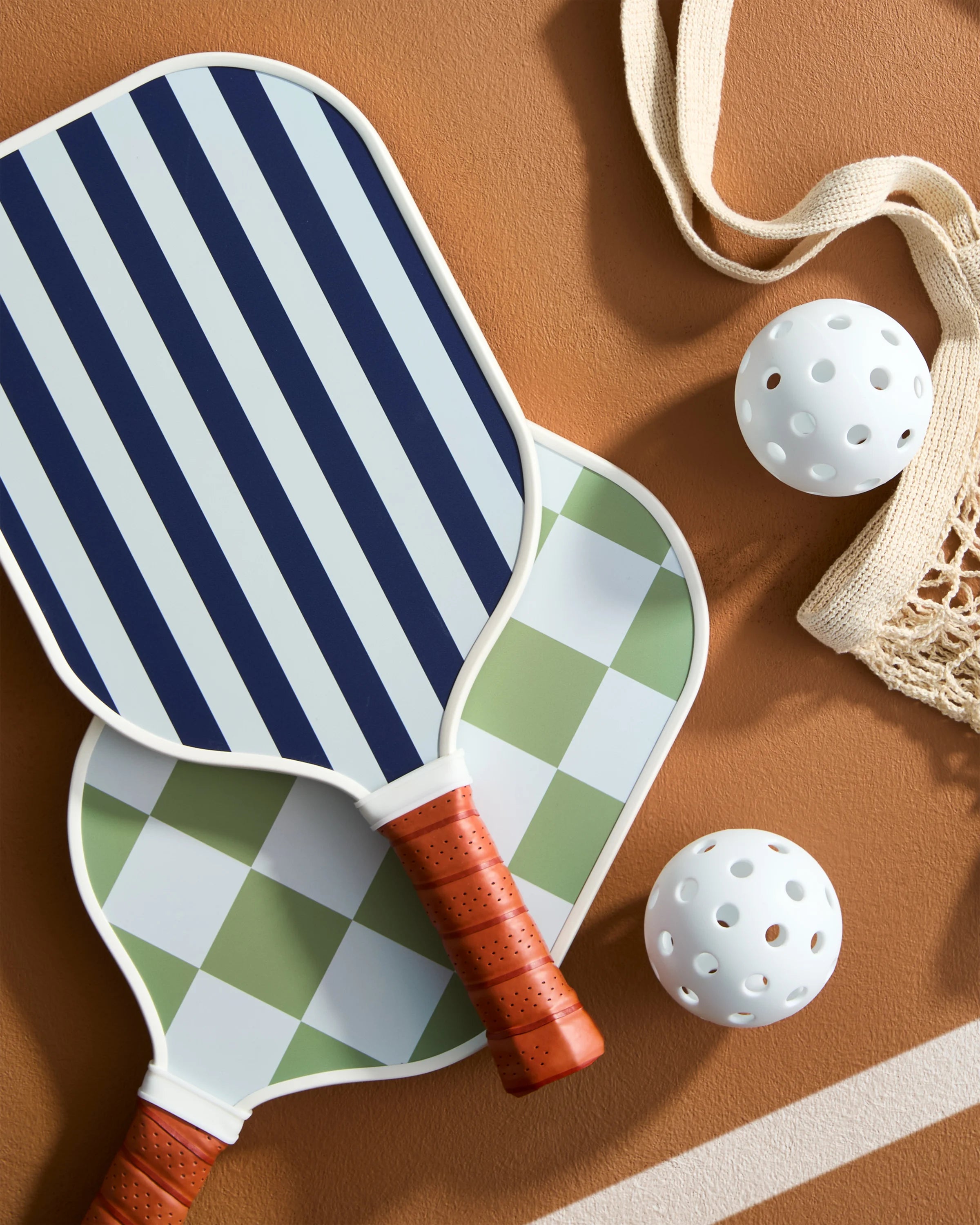 Four Paddle Pickleball Set - One Size / Navy/Sky Blue/Sage/Cantaloupe Secondary image