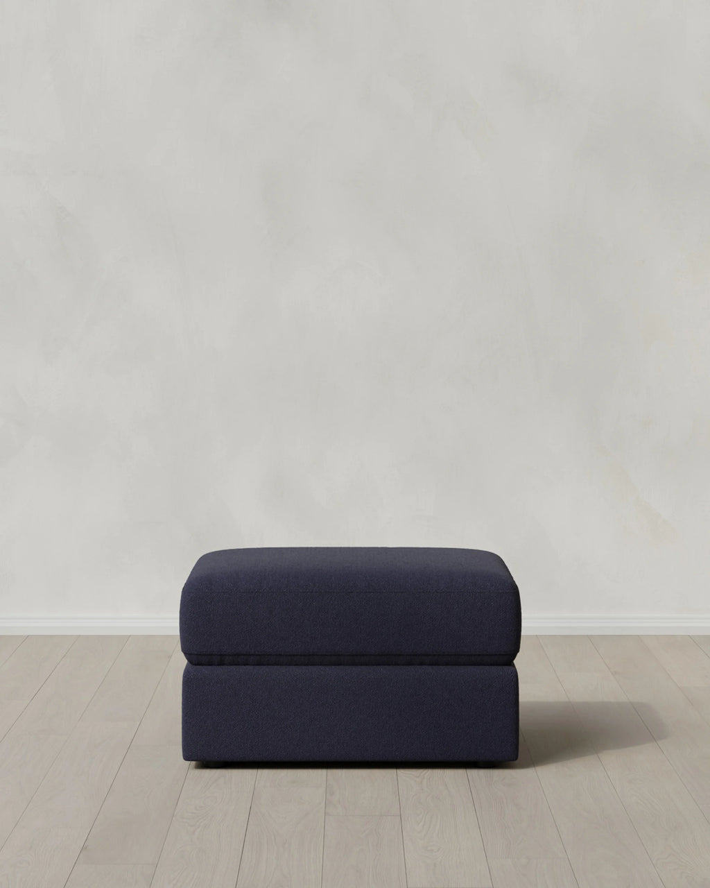 Ashford Deep Seat Ottoman in Performance Basketweave - One Size / Navy