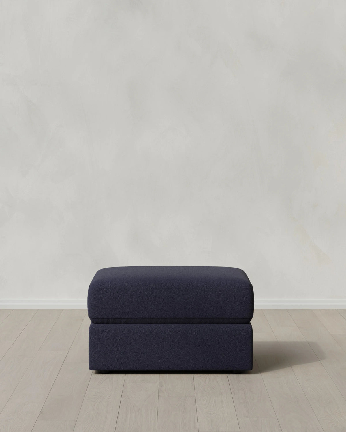 Ashford Deep Seat Ottoman in Performance Basketweave - One Size / Navy Main image