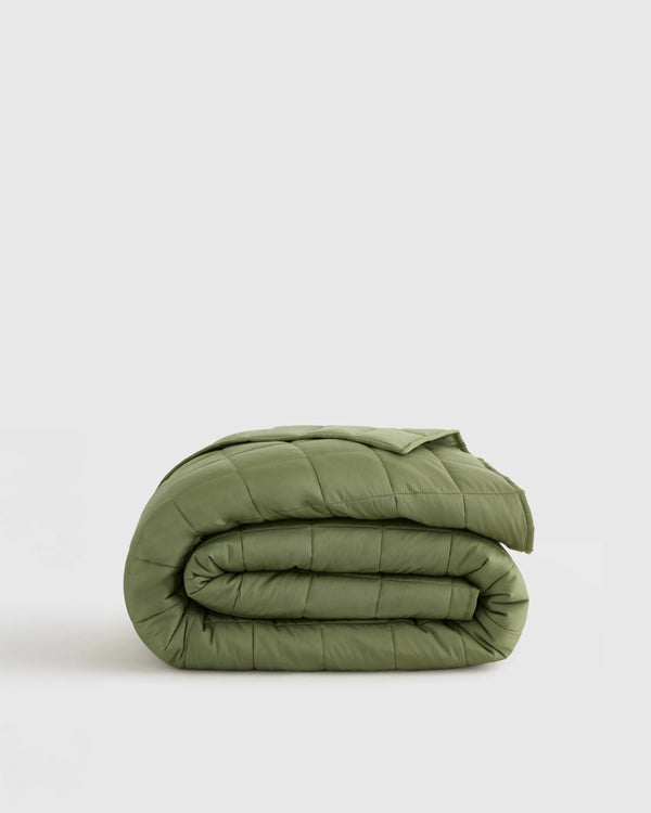 Bamboo Box Quilt - Twin / Sage