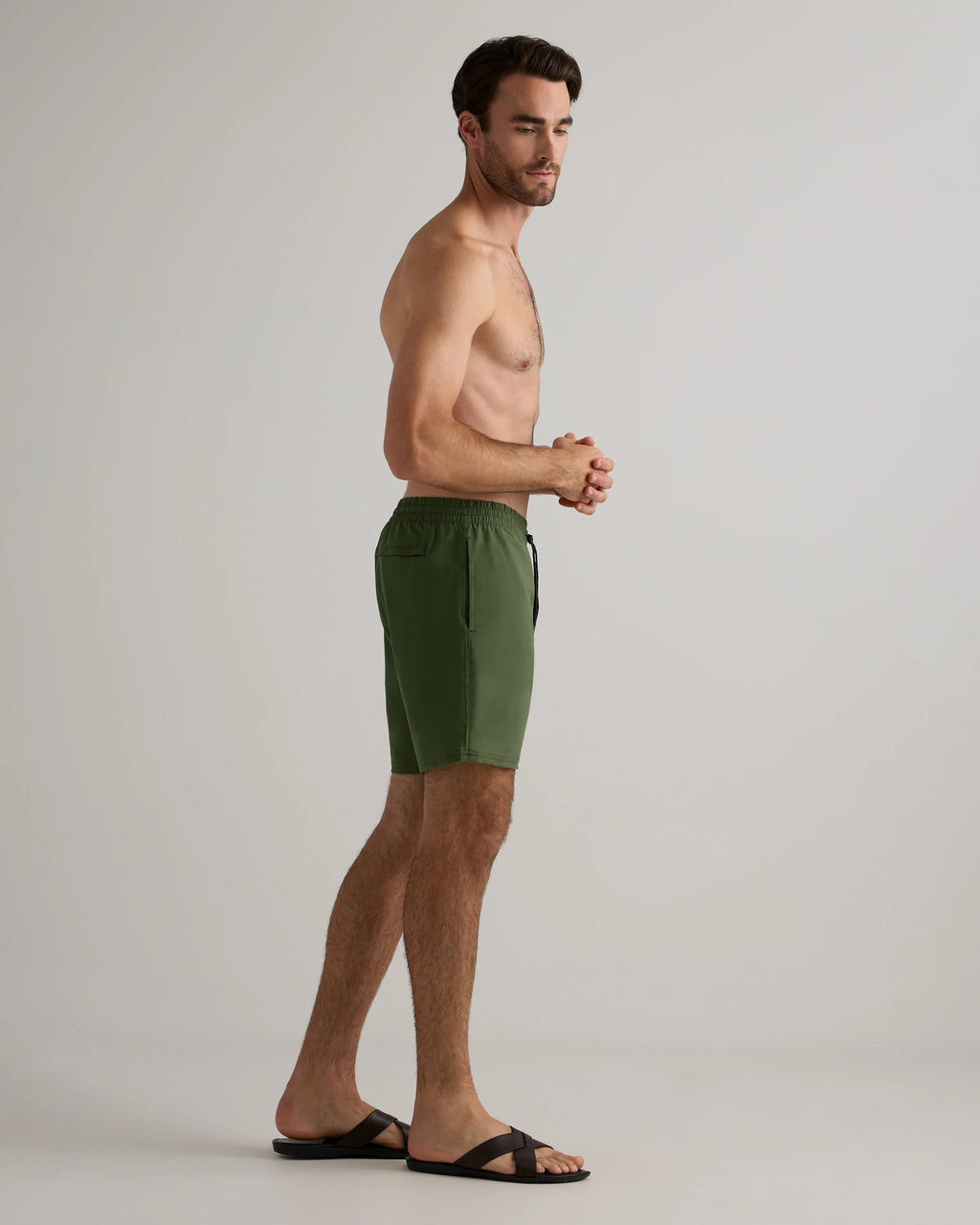 Italian Swim Trunks - 7" - XS / Navy Diamond Geo