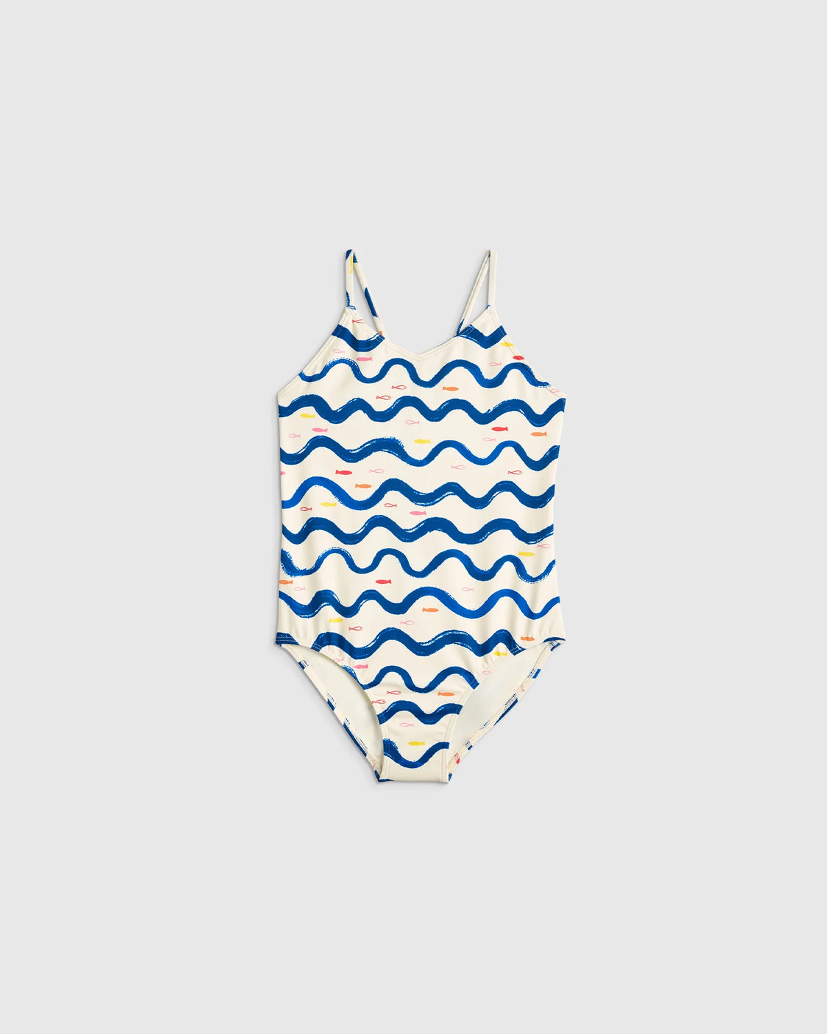 One-Piece Swimsuit - 2T / Wavy Fish Main image
