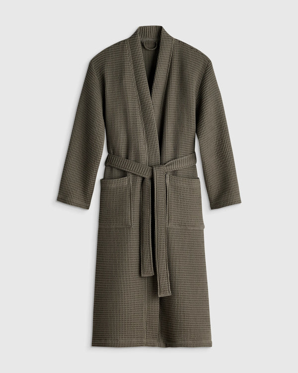 Organic Turkish Waffle Robe - XS / White