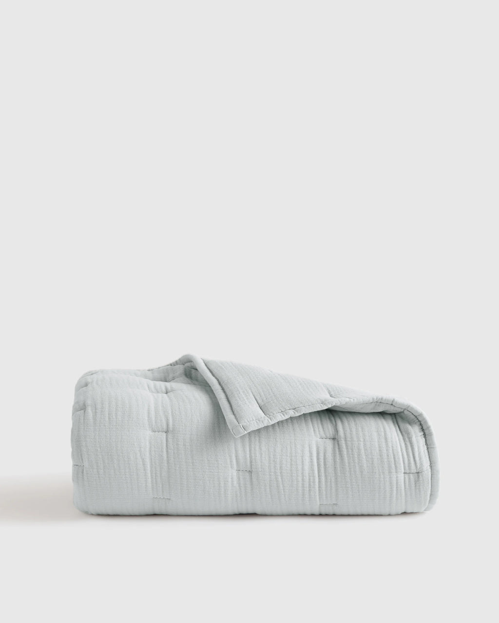 Organic Cotton Gauze Toddler Quilt - One Size / White