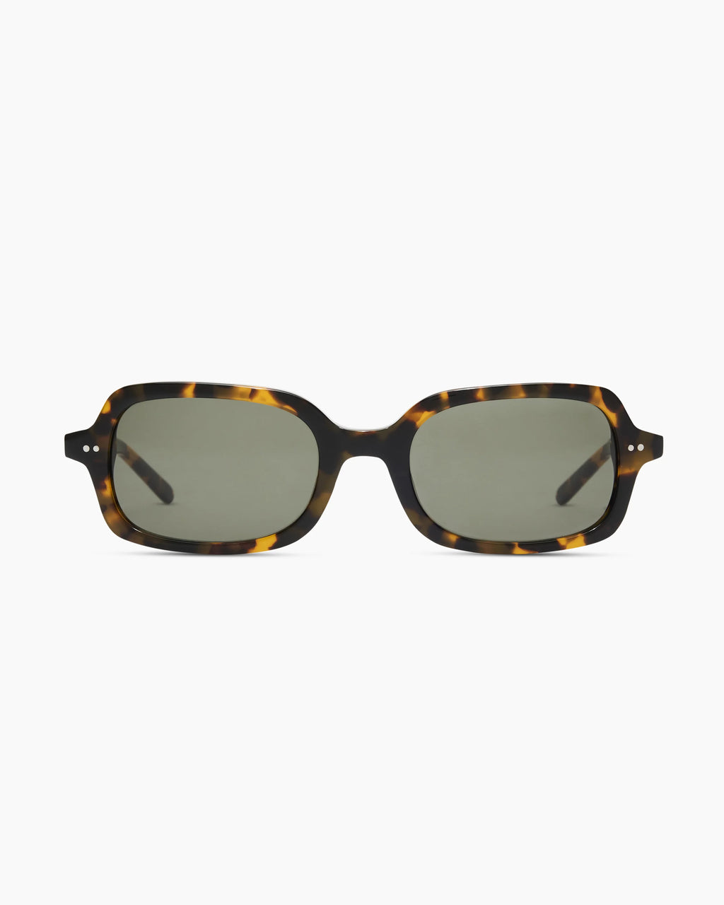 Santiago Polarized Acetate Sunglasses - One Size / Fawn Tortoise with Green lens