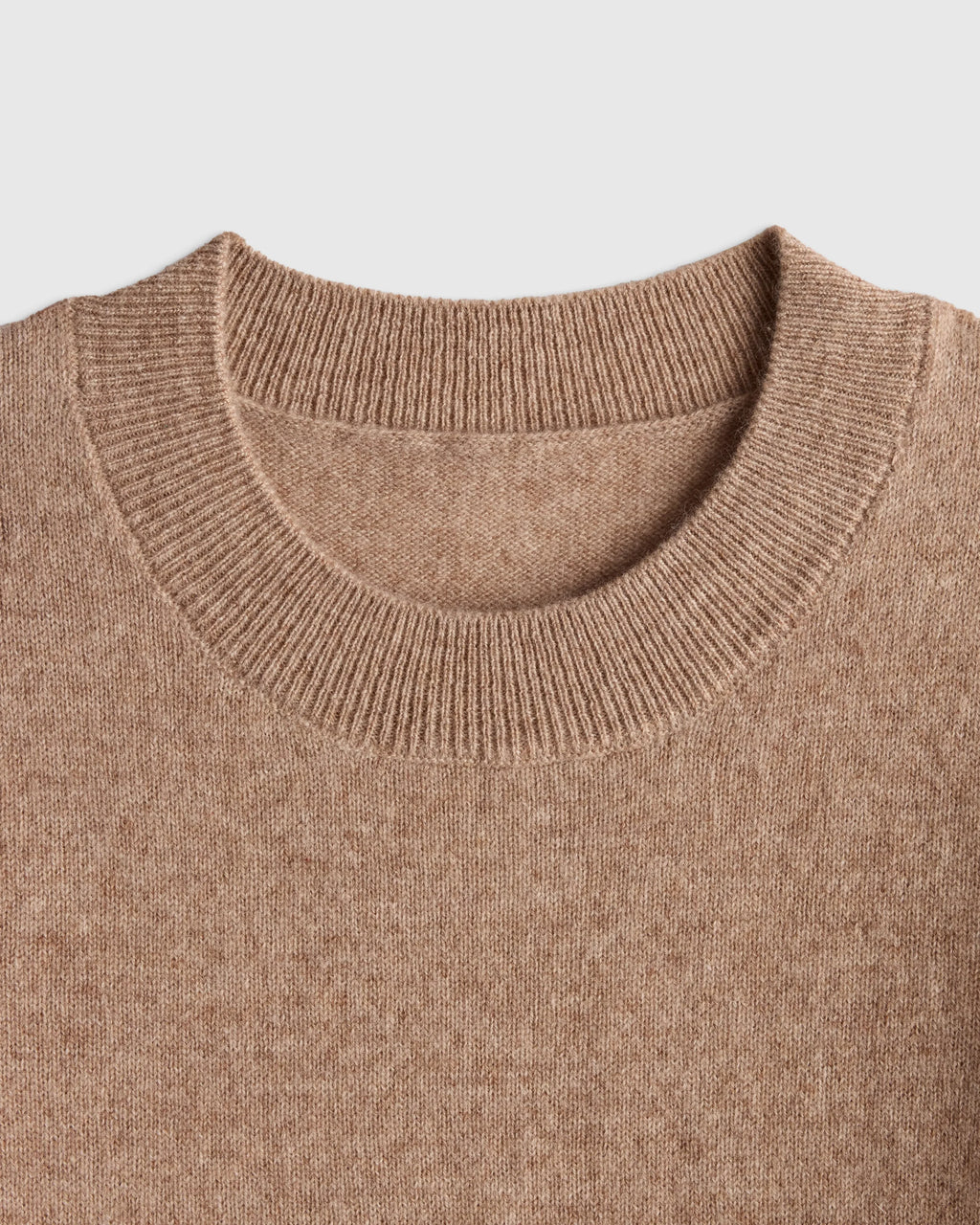 Washable Cashmere Crewneck Sweater - 6 / Heather Grey