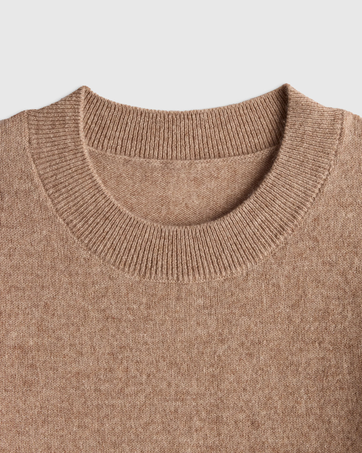 Washable Cashmere Crewneck Sweater - 6 / Heather Grey