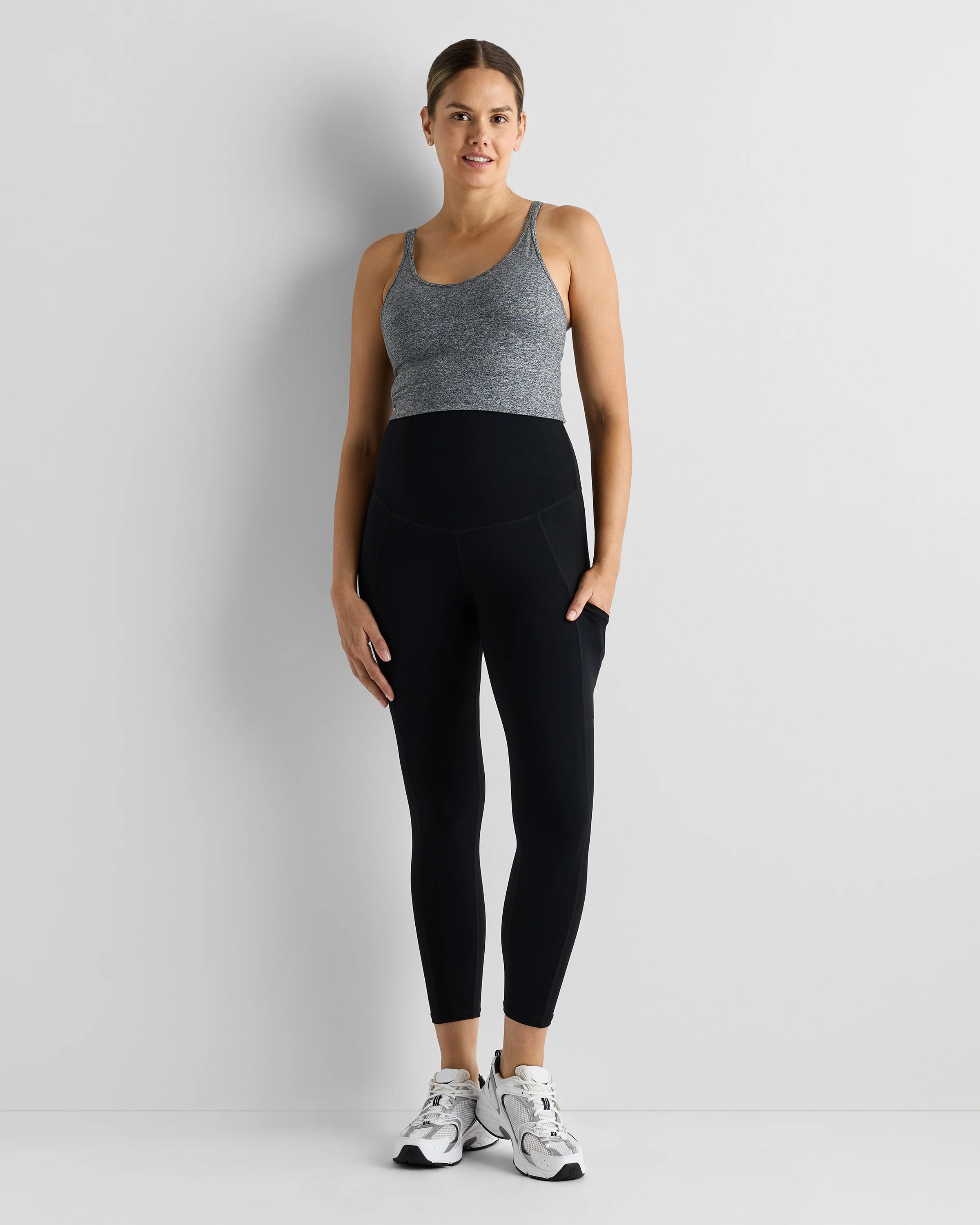 Ultra-Form Maternity Pocket Leggings - XS / Black Secondary image