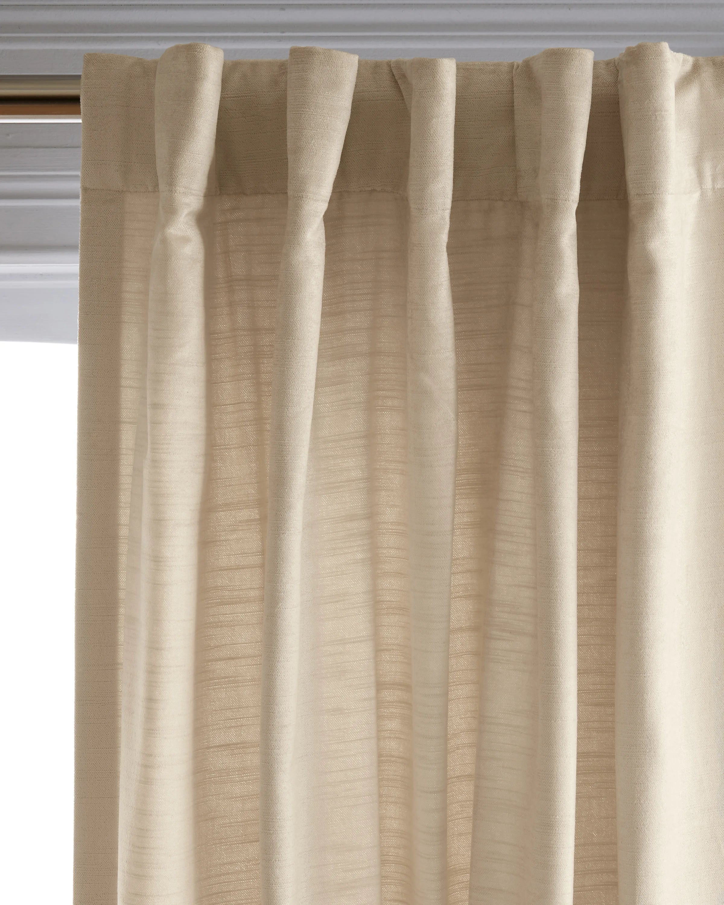 Luster Velvet Curtain - Single Panel - 48x84 / Champagne Secondary image
